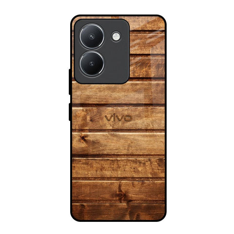 Wooden Planks Glossy Case for Vivo Y36