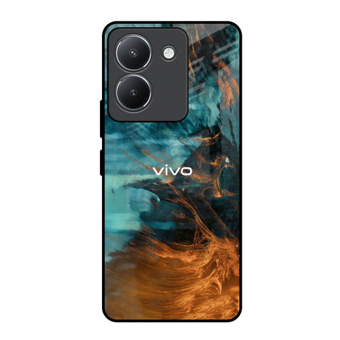 Golden Splash Glossy Case for Vivo Y36
