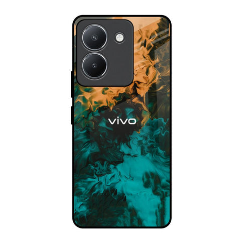 Watercolor Wave Glossy Case for Vivo Y36