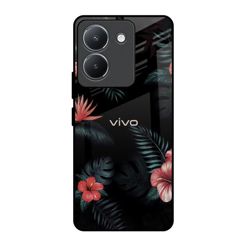 Tropical Art Flower Glossy Case for Vivo Y36