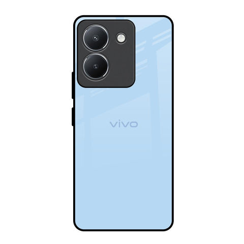 Pastel Sky Blue Glossy Case for Vivo Y36