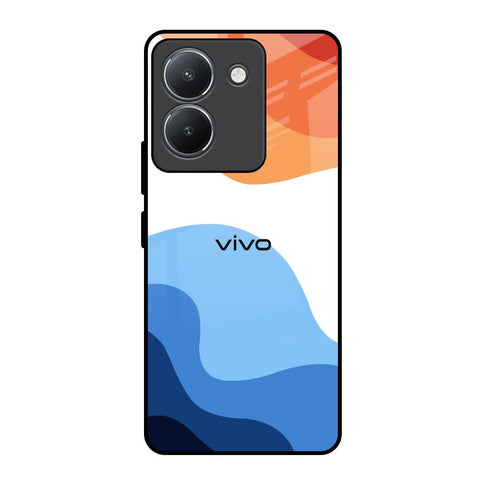 Wavy Color Pattern Glossy Case for Vivo Y36