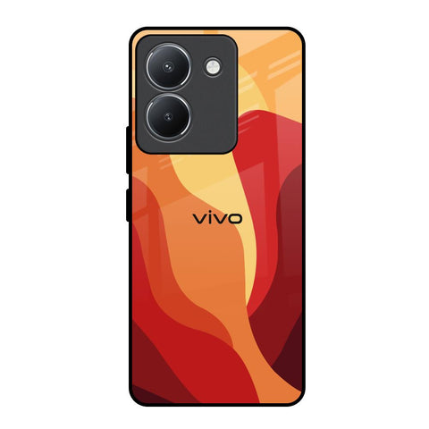 Magma Color Pattern Glossy Case for Vivo Y36
