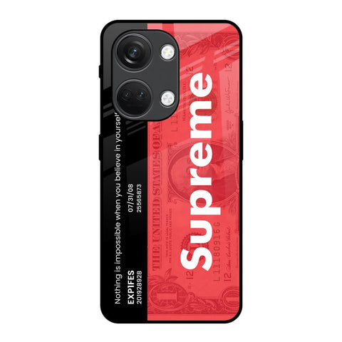 Supreme Ticket Glossy Case for OnePlus Nord 3 5G