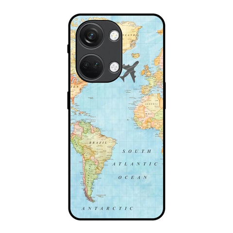Travel Map Glossy Case for OnePlus Nord 3 5G