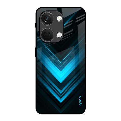 Vertical Blue Arrow Glossy Case For OnePlus Nord 3 5G
