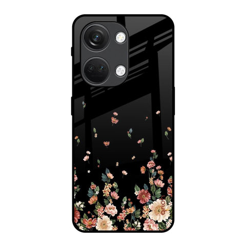 Floating Floral Print Glossy Case for OnePlus Nord 3 5G