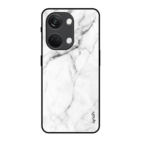 Modern White Marble Glossy Case for OnePlus Nord 3 5G