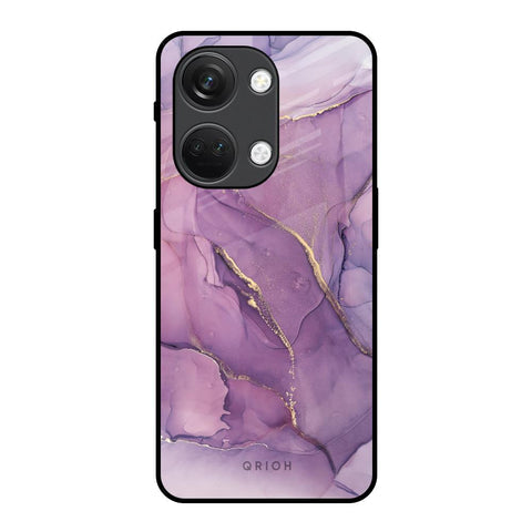 Purple Gold Marble Glossy Case for OnePlus Nord 3 5G
