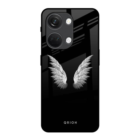 White Angel Wings Glossy Case for OnePlus Nord 3 5G
