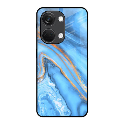 Vibrant Blue Marble Glossy Case for OnePlus Nord 3 5G
