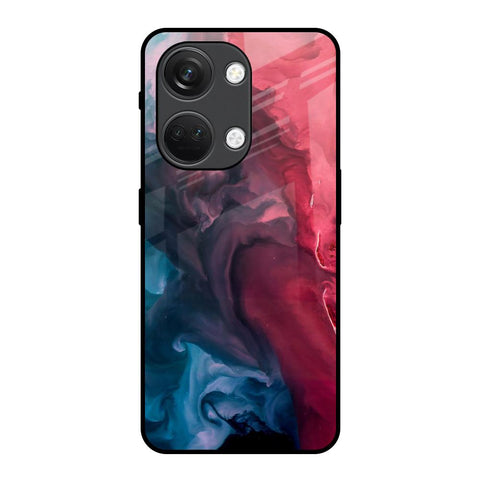 Blue & Red Smoke Glossy Case for OnePlus Nord 3 5G