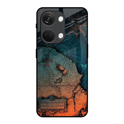 Geographical Map Glossy Case for OnePlus Nord 3 5G