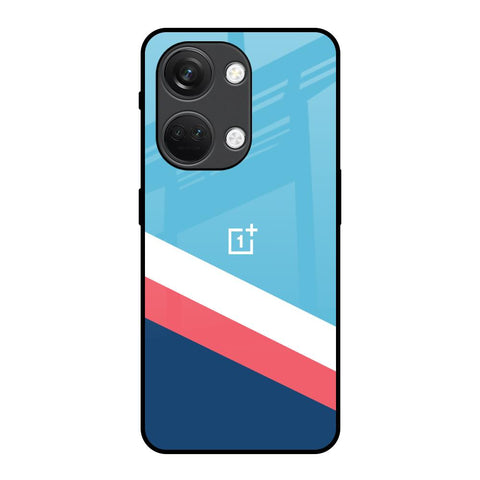 Pink & White Stripes Glossy Case For OnePlus Nord 3 5G