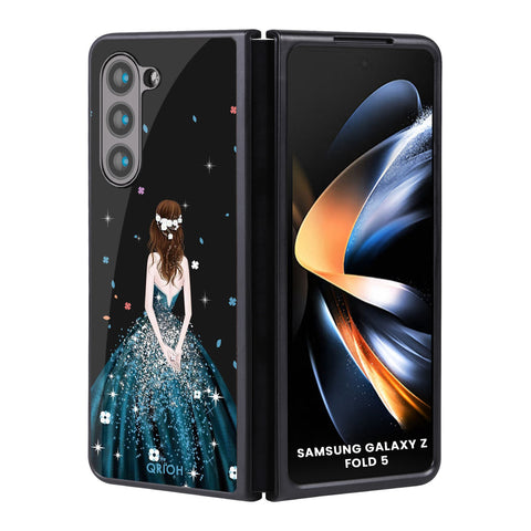 Queen Of Fashion Glossy Case for Samsung Galaxy Z Fold5 5G