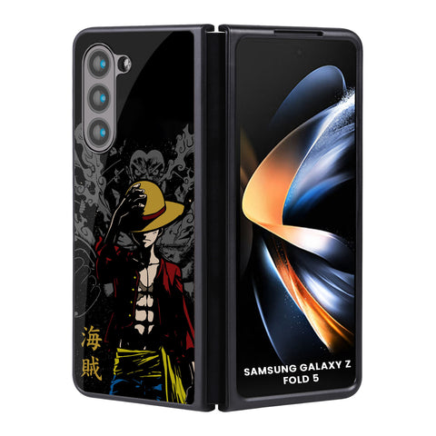 Dark Luffy Glossy Case for Samsung Galaxy Z Fold5 5G