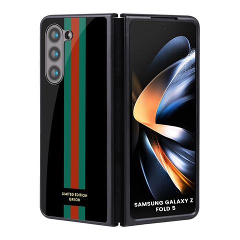 Tricolor Palette Glossy Case for Samsung Galaxy Z Fold5 5G