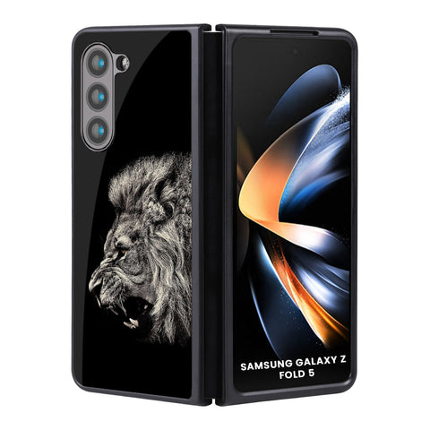 Brave Lion Glossy Case for Samsung Galaxy Z Fold5 5G