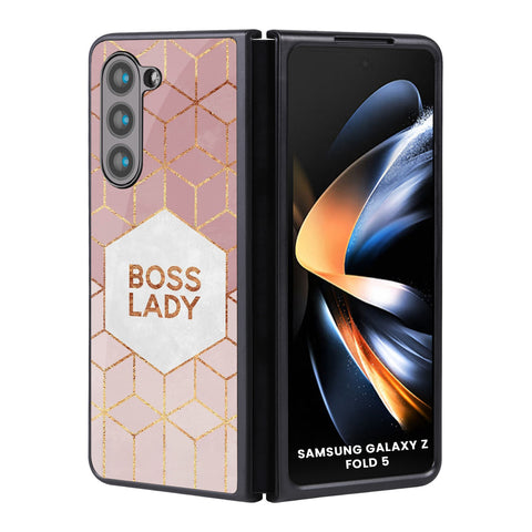 Boss Lady Glossy Case for Samsung Galaxy Z Fold5 5G