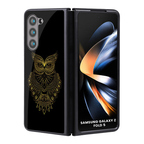 Golden Owl Glossy Case for Samsung Galaxy Z Fold5 5G