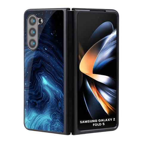 Dazzling Ocean Gradient Glossy Case for Samsung Galaxy Z Fold5 5G