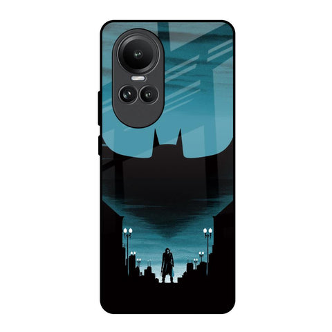 Cyan Bat Glossy Case for Oppo Reno10 5G