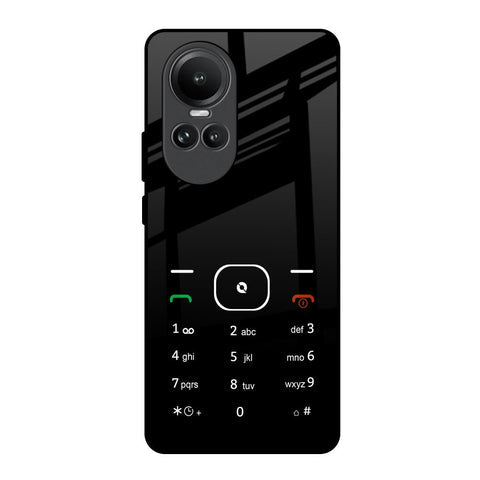 Classic Keypad Pattern Glossy Case for Oppo Reno10 5G