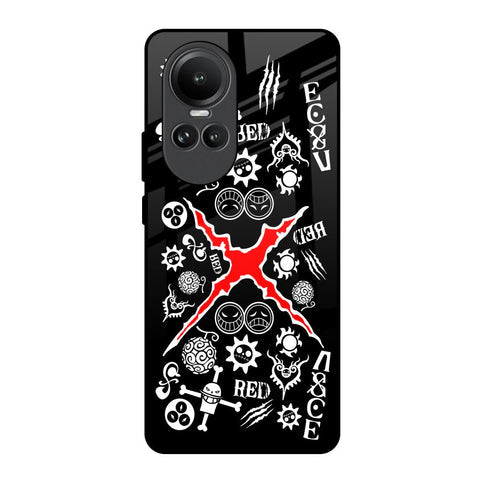 Red Zone Glossy Case for Oppo Reno10 5G