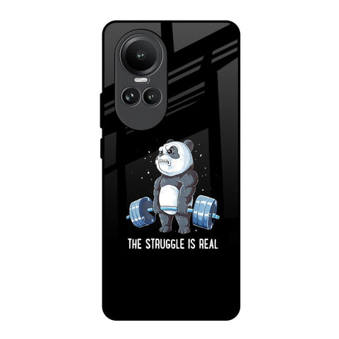 Real Struggle Glossy Case for Oppo Reno10 5G