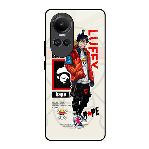 Bape Luffy Glossy Case for Oppo Reno10 5G