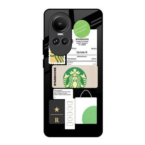 Coffee Latte Glossy Case for Oppo Reno10 5G