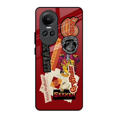 Gryffindor Glossy Case for Oppo Reno10 5G