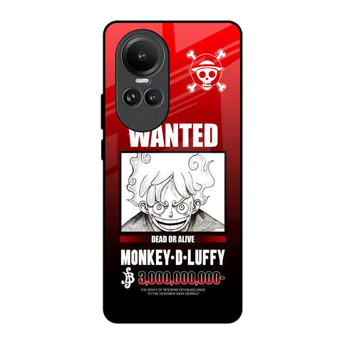 Luffy Wanted Glossy Case for Oppo Reno10 5G
