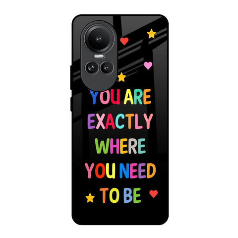 Magical Words Glossy Case for Oppo Reno10 5G