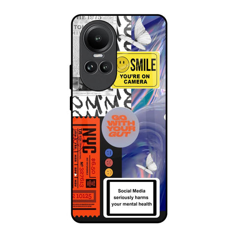 Smile for Camera Glossy Case for Oppo Reno10 5G