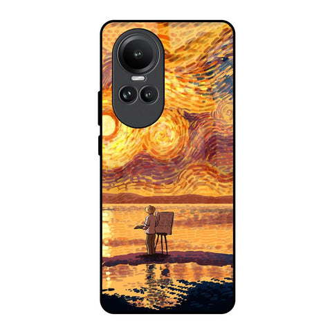 Sunset Vincent Glossy Case for Oppo Reno10 5G