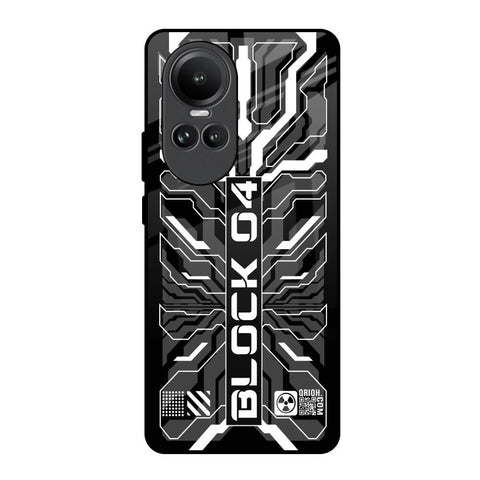 Monochrome Magic Glossy Case for Oppo Reno10 5G