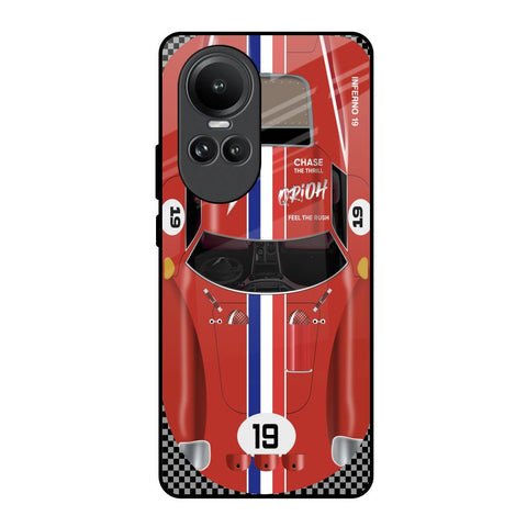 Racing Vintage Glossy Case for Oppo Reno10 5G