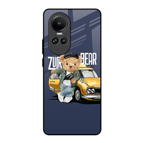 Adventurous Bear Glossy Case for Oppo Reno10 5G