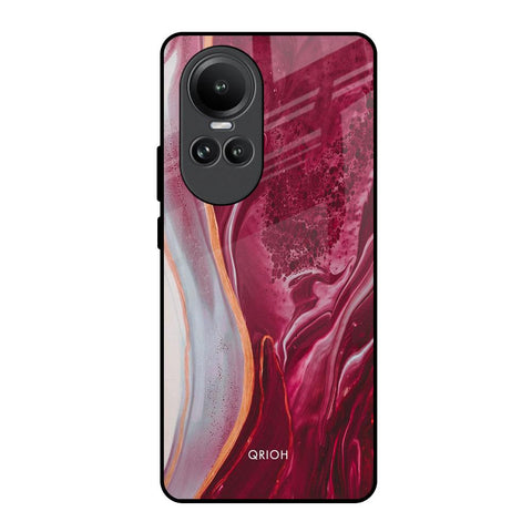 Crimson Ruby Glossy Case for Oppo Reno10 5G