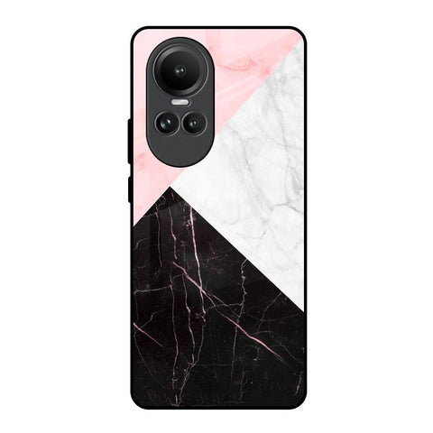 Marble Collage Art Glossy Case For Oppo Reno10 5G