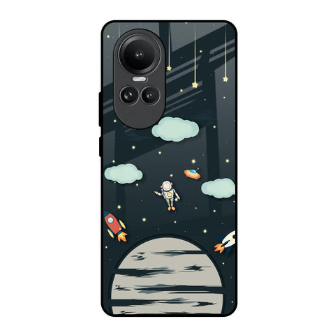 Astronaut Dream Glossy Case For Oppo Reno10 5G