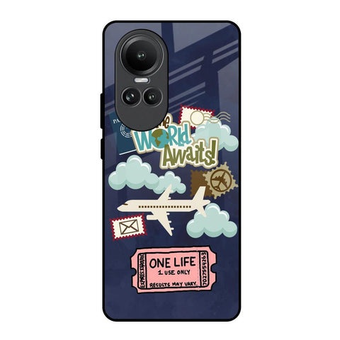 Tour The World Glossy Case For Oppo Reno10 5G
