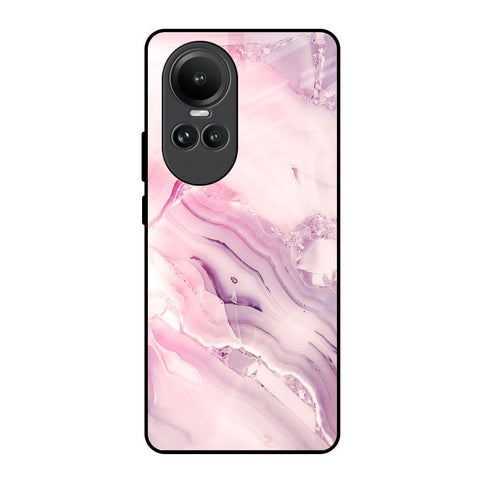 Diamond Pink Gradient Glossy Case For Oppo Reno10 5G