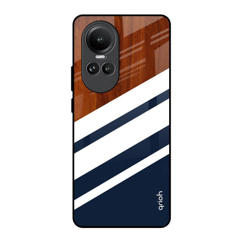 Bold Stripes Glossy Case for Oppo Reno10 5G