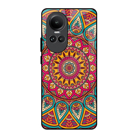 Elegant Mandala Glossy Case for Oppo Reno10 5G