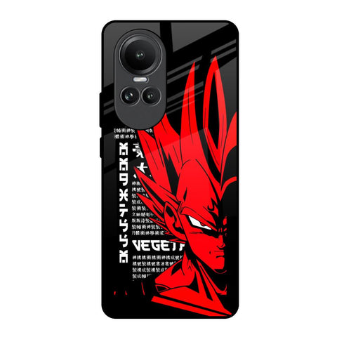 Red Vegeta Glossy Case for Oppo Reno10 5G