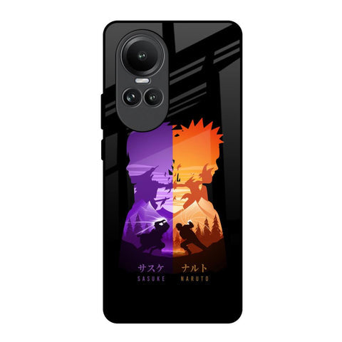 Minimalist Anime Glossy Case for Oppo Reno10 5G