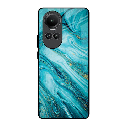 Ocean Marble Glossy Case for Oppo Reno10 5G