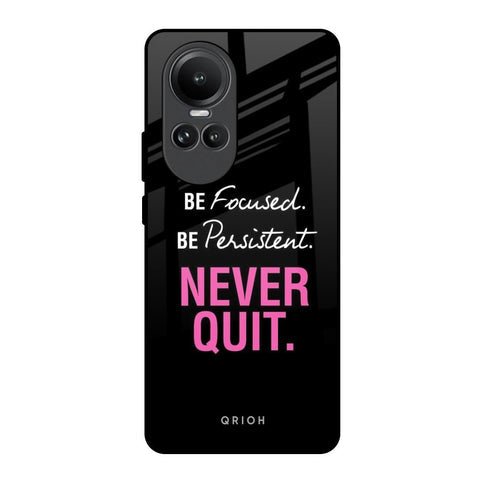 Be Focused Glossy Case for Oppo Reno10 5G